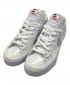 NIKE×sacaiナイキ×サカイ）の古着「sacai × Nike Blazer Low White Patent Leather」｜ホワイト