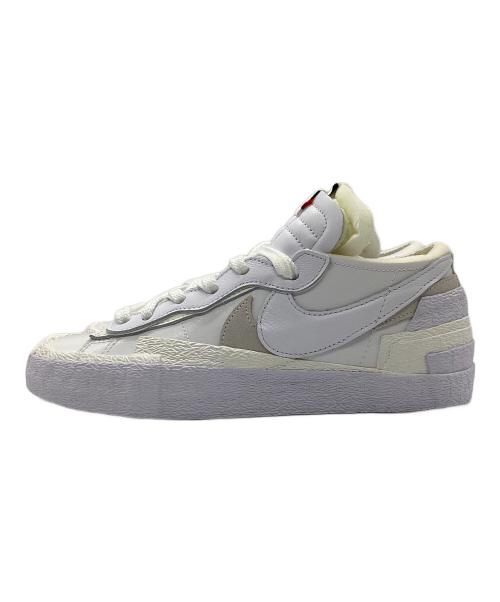 NIKE（ナイキ）NIKE (ナイキ) sacai (サカイ) sacai × Nike Blazer Low White Patent Leather ホワイト サイズ:26㎝の古着・服飾アイテム