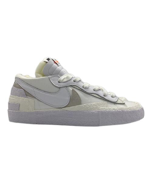NIKE（ナイキ）NIKE (ナイキ) sacai (サカイ) sacai × Nike Blazer Low White Patent Leather ホワイト サイズ:26㎝の古着・服飾アイテム
