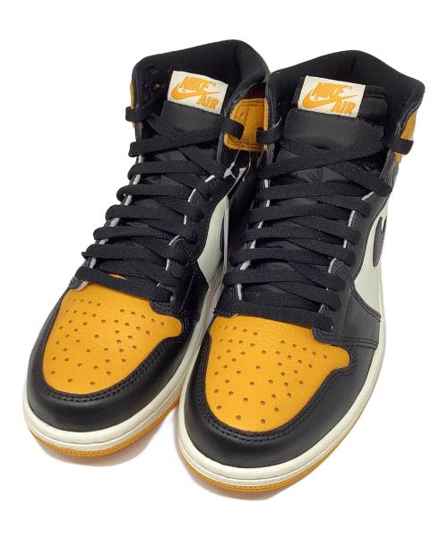 NIKE（ナイキ）NIKE (ナイキ) エアジョーダン1 レトロ HIGH OG イエロー×ブラック サイズ:26㎝の古着・服飾アイテム