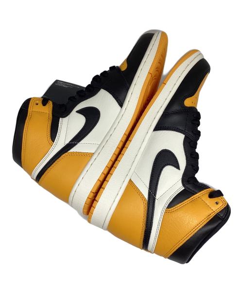 NIKE（ナイキ）NIKE (ナイキ) エアジョーダン1 レトロ HIGH OG イエロー×ブラック サイズ:26㎝の古着・服飾アイテム