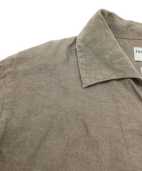 James Mortimer（ジェームス・モルティマー）James Mortimer (ジェームス・モルティマー) リネン半袖シャツ グレー サイズ:38の古着・服飾アイテム