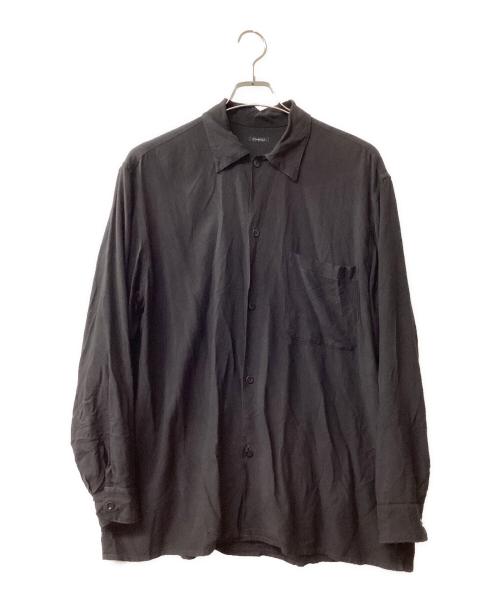 COMOLI（コモリ）COMOLI (コモリ) レーヨンオープンカラーシャツ 20SS ブラック サイズ:Sの古着・服飾アイテム