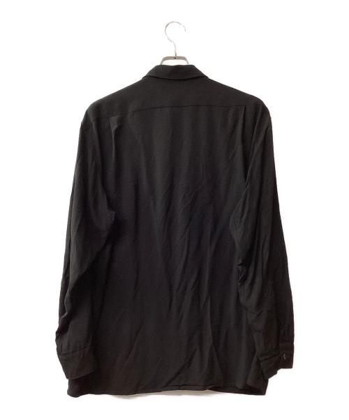 COMOLI（コモリ）COMOLI (コモリ) レーヨンオープンカラーシャツ 20SS ブラック サイズ:Sの古着・服飾アイテム