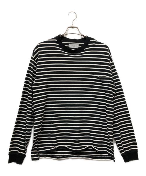 MARKA（マーカ）MARKA (マーカ) 長袖カットソー ブラック×ホワイト サイズ:1の古着・服飾アイテム