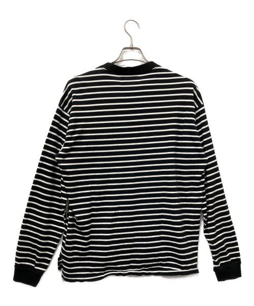 MARKA（マーカ）MARKA (マーカ) 長袖カットソー ブラック×ホワイト サイズ:1の古着・服飾アイテム