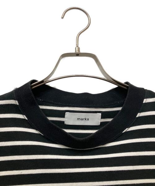 MARKA（マーカ）MARKA (マーカ) 長袖カットソー ブラック×ホワイト サイズ:1の古着・服飾アイテム