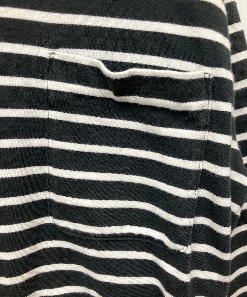 MARKA（マーカ）MARKA (マーカ) 長袖カットソー ブラック×ホワイト サイズ:1の古着・服飾アイテム