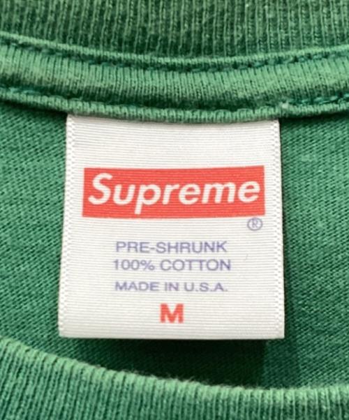SUPREME（シュプリーム）SUPREME (シュプリーム) 半袖カットソー Manhattan グリーン サイズ:Mの古着・服飾アイテム