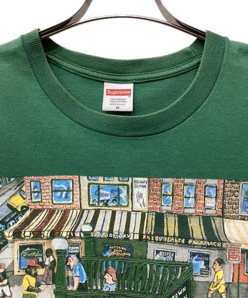SUPREME（シュプリーム）SUPREME (シュプリーム) 半袖カットソー Manhattan グリーン サイズ:Mの古着・服飾アイテム