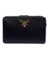 PRADA (プラダ) PORTAFOGLIO LAMPO サフィアーノ メタルロゴ  ブラック：24000円