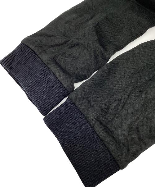 noir kei ninomiya（ノワール ケイ ニノミヤ）noir kei ninomiya (ノワール ケイ ニノミヤ) ジョーゼットスウェット グレー×ブラック サイズ:Mの古着・服飾アイテム