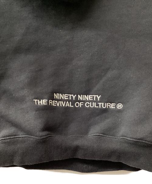 9090GIRL（ナインティナインティガール）9090GIRL (ナインティナインティガール) プルオーバーパーカー ブラック サイズ:Mの古着・服飾アイテム