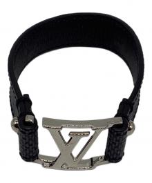 LOUIS VUITTON（ルイ ヴィトン）の古着「ダミエ グラフィック 　ブラスレ ホッケンハイム」｜ブラック