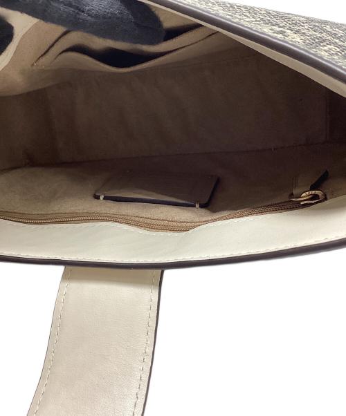 COACH（コーチ）COACH (コーチ) エライザ ショルダーバッグ ブラック×アイボリーの古着・服飾アイテム