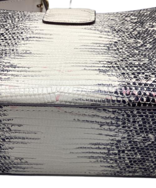 COACH（コーチ）COACH (コーチ) エライザ ショルダーバッグ ブラック×アイボリーの古着・服飾アイテム