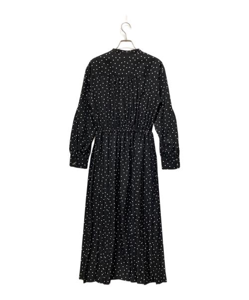 SHIPS（シップス）SHIPS (シップス) 長袖ワンピース ブラック×ホワイト サイズ:Mの古着・服飾アイテム