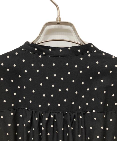 SHIPS（シップス）SHIPS (シップス) 長袖ワンピース ブラック×ホワイト サイズ:Mの古着・服飾アイテム