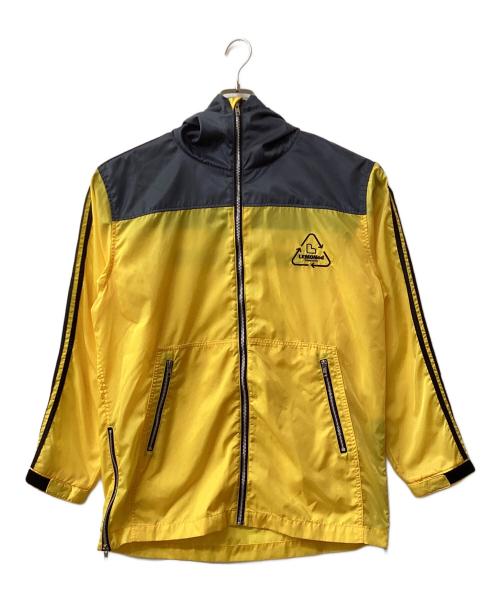 LEMONED（レモネード）LEMONED (レモネード) ナイロンジップパーカー イエロー×グレー サイズ:4の古着・服飾アイテム