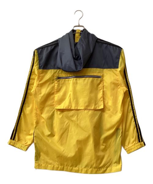 LEMONED（レモネード）LEMONED (レモネード) ナイロンジップパーカー イエロー×グレー サイズ:4の古着・服飾アイテム