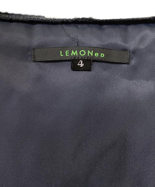 LEMONED（レモネード）LEMONED (レモネード) ナイロンジップパーカー イエロー×グレー サイズ:4の古着・服飾アイテム