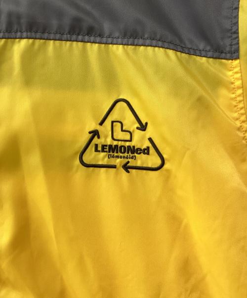 LEMONED（レモネード）LEMONED (レモネード) ナイロンジップパーカー イエロー×グレー サイズ:4の古着・服飾アイテム