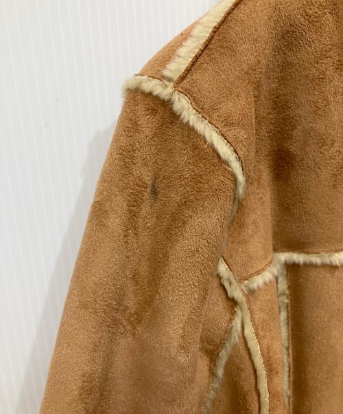 MCM（エムシーエム）MCM (エムシーエム) ムートンコート ブラウン サイズ:Mの古着・服飾アイテム