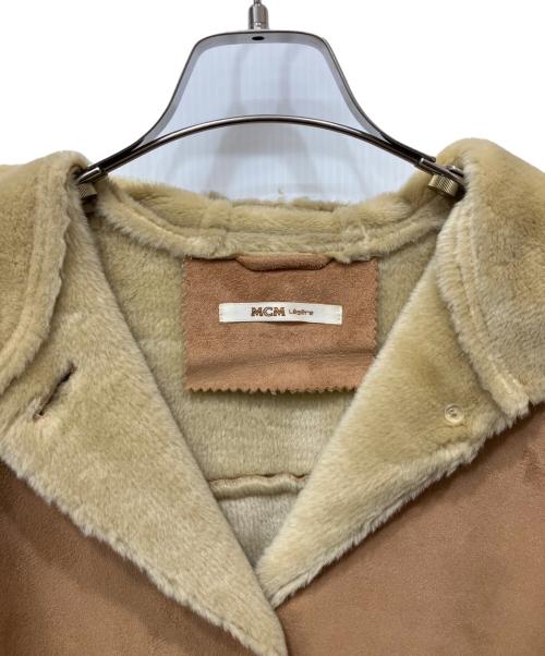 MCM（エムシーエム）MCM (エムシーエム) ムートンコート ブラウン サイズ:Mの古着・服飾アイテム