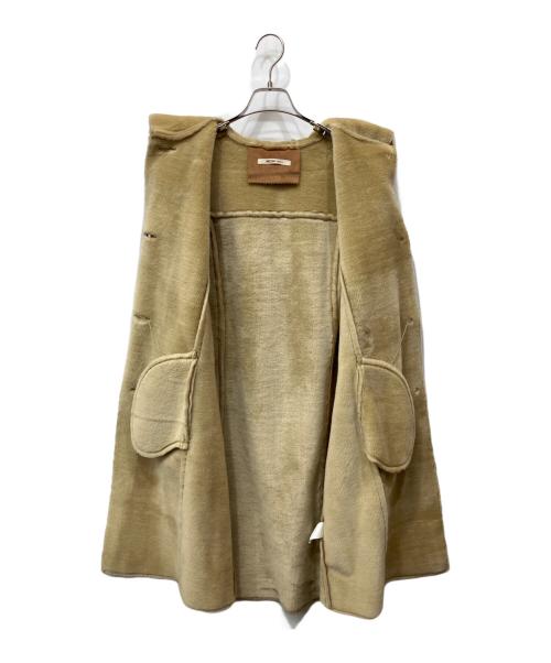 MCM（エムシーエム）MCM (エムシーエム) ムートンコート ブラウン サイズ:Mの古着・服飾アイテム