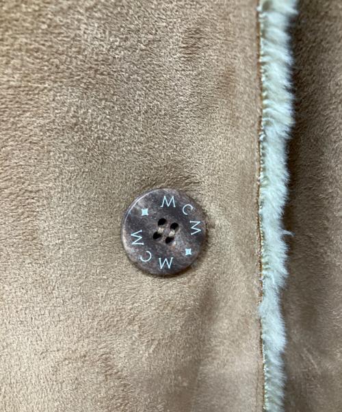 MCM（エムシーエム）MCM (エムシーエム) ムートンコート ブラウン サイズ:Mの古着・服飾アイテム