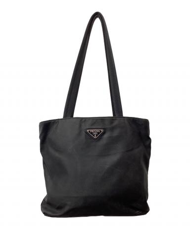✴*迎様 PRADA プラダ トートバッグ 中古・古着通販】PRADA (プラダ) トートバッグ ブラック｜ブランド