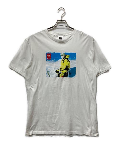 THE NORTH FACE（ザ ノース フェイス）THE NORTH FACE (ザ ノース フェイス) Supreme (シュプリーム) Expedition Photo Tee ホワイト サイズ:Mの古着・服飾アイテム