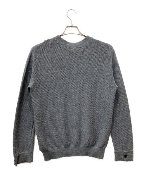 BLACK LABEL CRESTBRIDGE（ブラックレーベル クレストブリッジ）BLACK LABEL CRESTBRIDGE (ブラックレーベル クレストブリッジ) 薄手ニット グレー サイズ:Mの古着・服飾アイテム