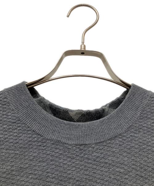 BLACK LABEL CRESTBRIDGE（ブラックレーベル クレストブリッジ）BLACK LABEL CRESTBRIDGE (ブラックレーベル クレストブリッジ) 薄手ニット グレー サイズ:Mの古着・服飾アイテム
