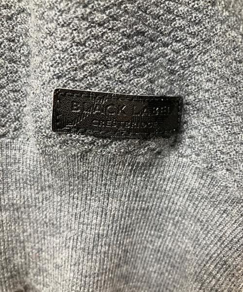 BLACK LABEL CRESTBRIDGE（ブラックレーベル クレストブリッジ）BLACK LABEL CRESTBRIDGE (ブラックレーベル クレストブリッジ) 薄手ニット グレー サイズ:Mの古着・服飾アイテム