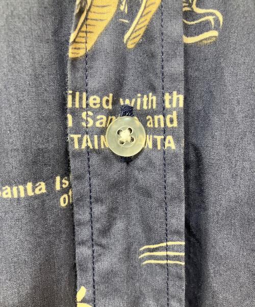 CAPTAIN SANTA（キャプテンサンタ）CAPTAIN SANTA (キャプテンサンタ) 総柄長袖シャツ ブルー サイズ:Mの古着・服飾アイテム