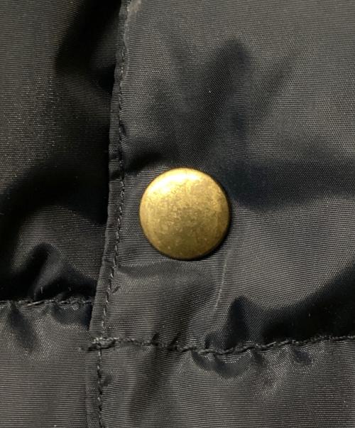 RockyMountainFeatherBed（ロッキーマウンテンフェザーベッド）RockyMountainFeatherBed (ロッキーマウンテンフェザーベッド) 切替レザーダウンベスト ネイビー サイズ:38の古着・服飾アイテム