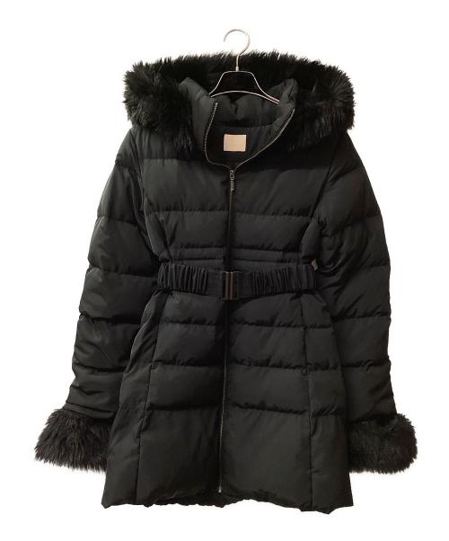 Resexxy（リゼクシー）Resexxy (リゼクシー) フード付ダウンコート ブラック サイズ:Mの古着・服飾アイテム