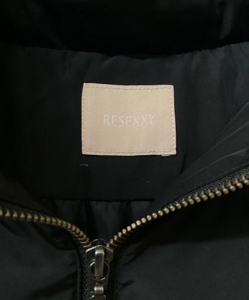 Resexxy（リゼクシー）Resexxy (リゼクシー) フード付ダウンコート ブラック サイズ:Mの古着・服飾アイテム