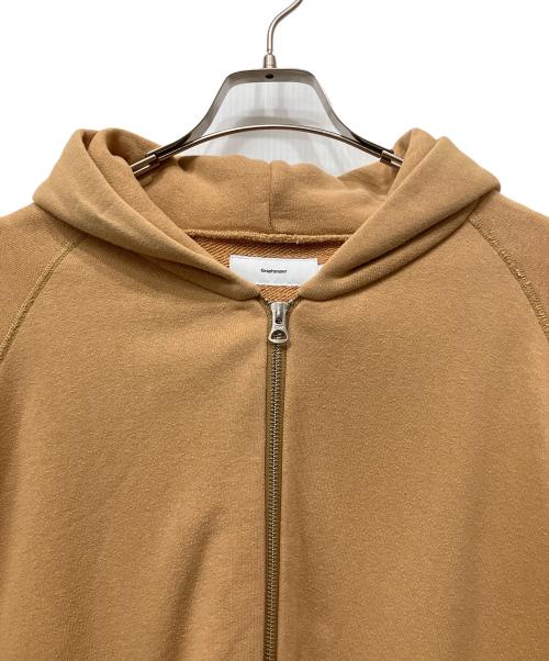 Graphpaper（グラフペーパー）Graphpaper (グラフペーパー) ジップパーカー ブラウン サイズ:2の古着・服飾アイテム