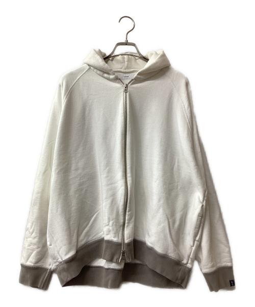 Graphpaper（グラフペーパー）Graphpaper (グラフペーパー) フルジップパーカー ホワイト サイズ:2の古着・服飾アイテム