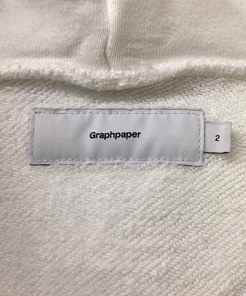 Graphpaper（グラフペーパー）Graphpaper (グラフペーパー) フルジップパーカー ホワイト サイズ:2の古着・服飾アイテム