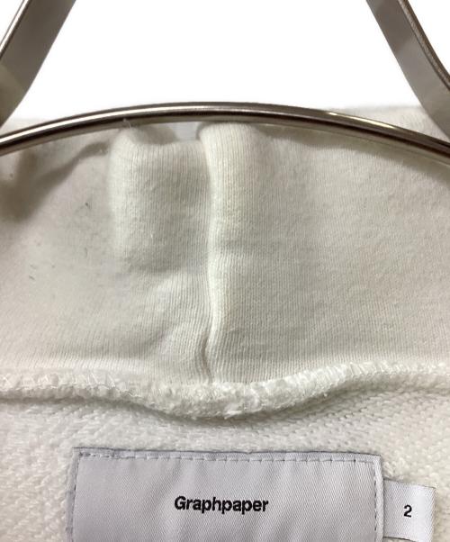 Graphpaper（グラフペーパー）Graphpaper (グラフペーパー) フルジップパーカー ホワイト サイズ:2の古着・服飾アイテム