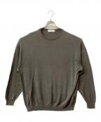 Graphpaperグラフペーパー）の古着「Suvin L/S Crew Neck」｜ダークグレー