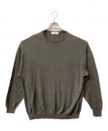 Graphpaper（グラフペーパー）の古着「Suvin L/S Crew Neck 」｜ダークグレー