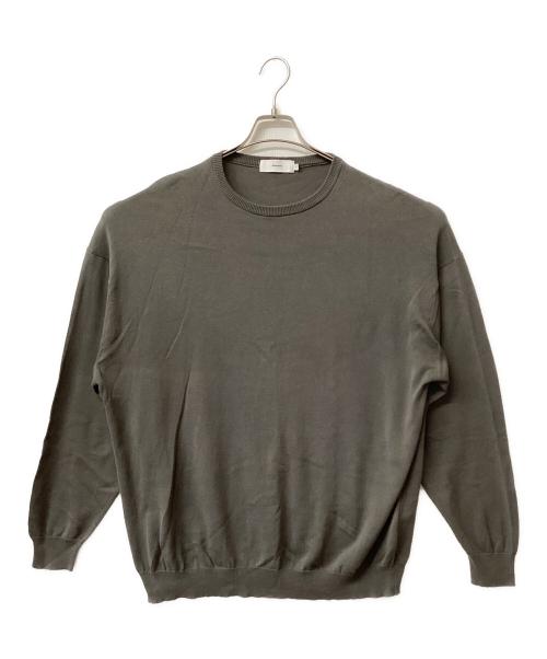 Graphpaper（グラフペーパー）Graphpaper (グラフペーパー) Suvin L/S Crew Neck  ダークグレー サイズ:Freeの古着・服飾アイテム