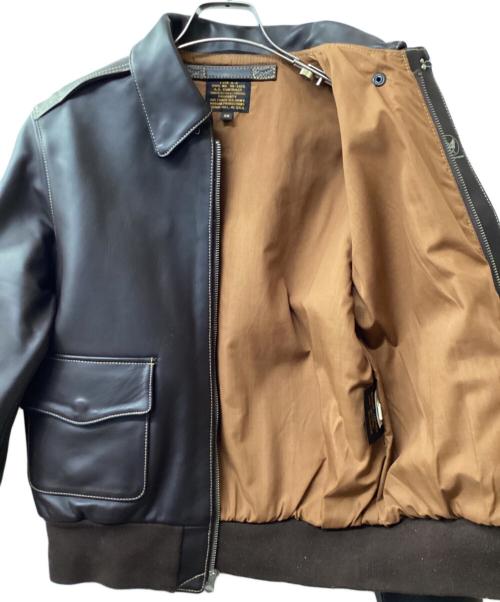 MORGAN PRODUCTIONS（モーガン プロダクションズ）MORGAN PRODUCTIONS (モーガン プロダクションズ) A-2フライトジャケット ダークブラウン サイズ:36の古着・服飾アイテム