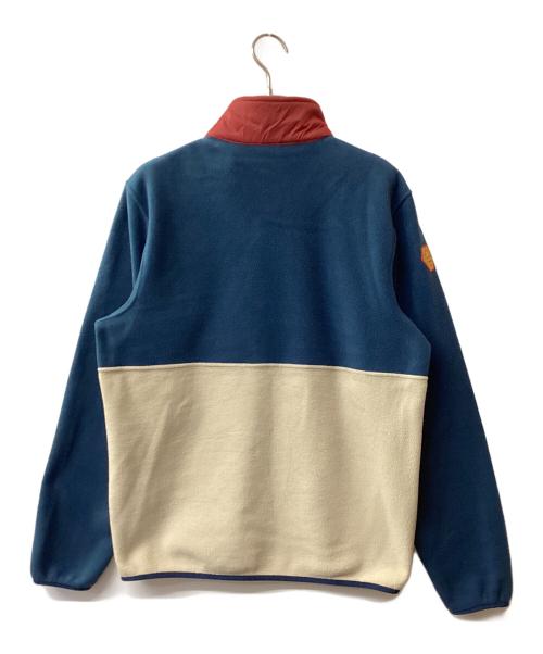 Patagonia（パタゴニア）Patagonia (パタゴニア) Patagonia Microdini 1/2 Zip Fleece Pullover ブルー×アイボリー サイズ:Sの古着・服飾アイテム