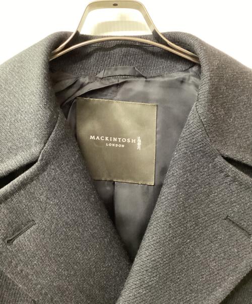 MACKINTOSH LONDON（マッキントッシュ ロンドン）MACKINTOSH LONDON (マッキントッシュ ロンドン) MACKINTOSH LONDON キャバリーツィルベルテッドコート ブラック サイズ:40の古着・服飾アイテム