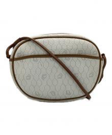 Christian Dior（クリスチャン ディオール）の古着「ショルダーバッグ　ハニカム」｜ホワイト×ブラウン